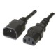 Ewent EW-190200-020-N-P 1.8m C14 acoplador C13 acoplador Negro cable de transmisión